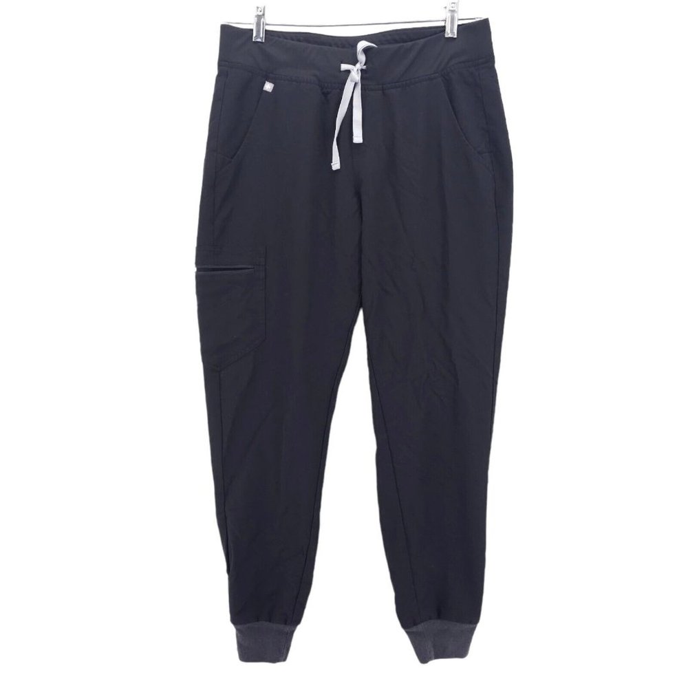 Figs Technical Collection Black Zamora Jogger Scrub Pants Size MEDIUM